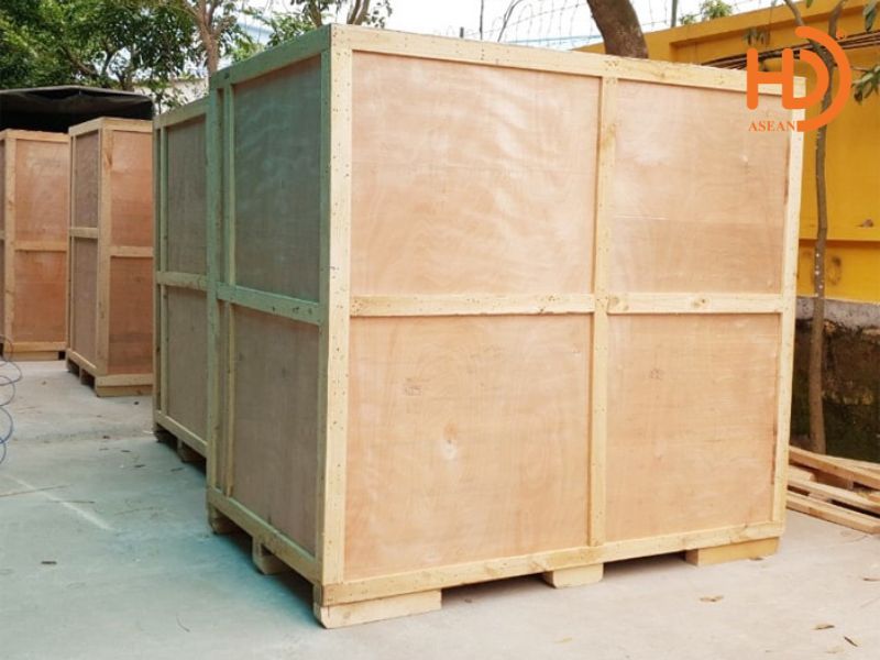 Thùng gỗ giúp bảo vệ tuyệt đối trước tác động vật lý